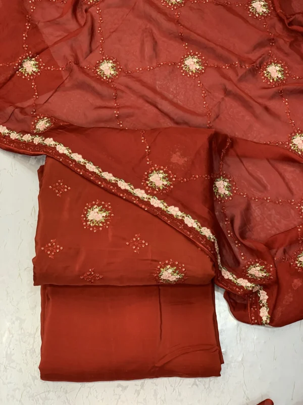 Dark Rust Pure Pk Grip Silk designerwearcollection.com