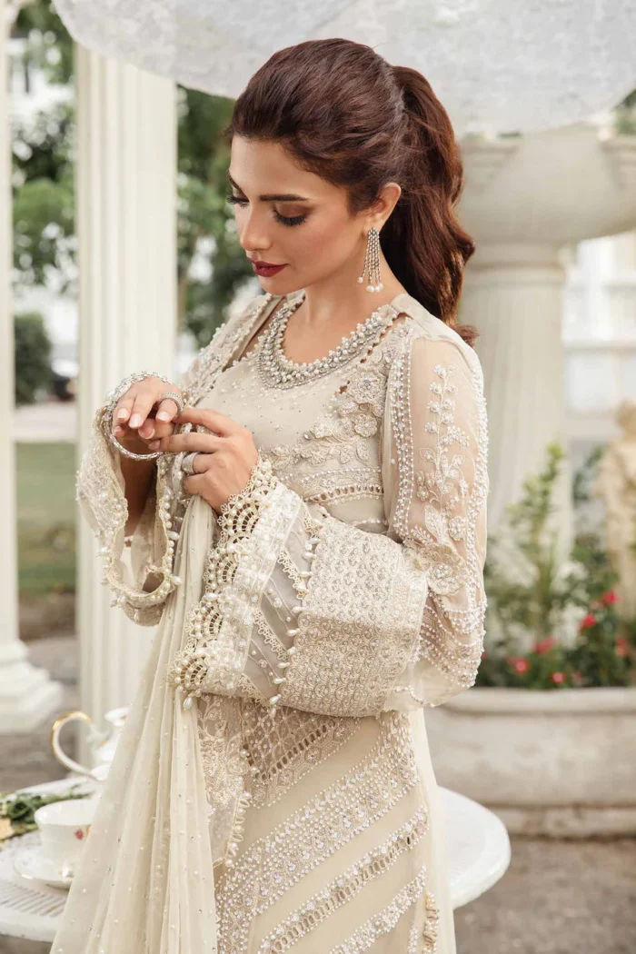 Embroidered Chiffon Suit 2 designerwearcollection.com