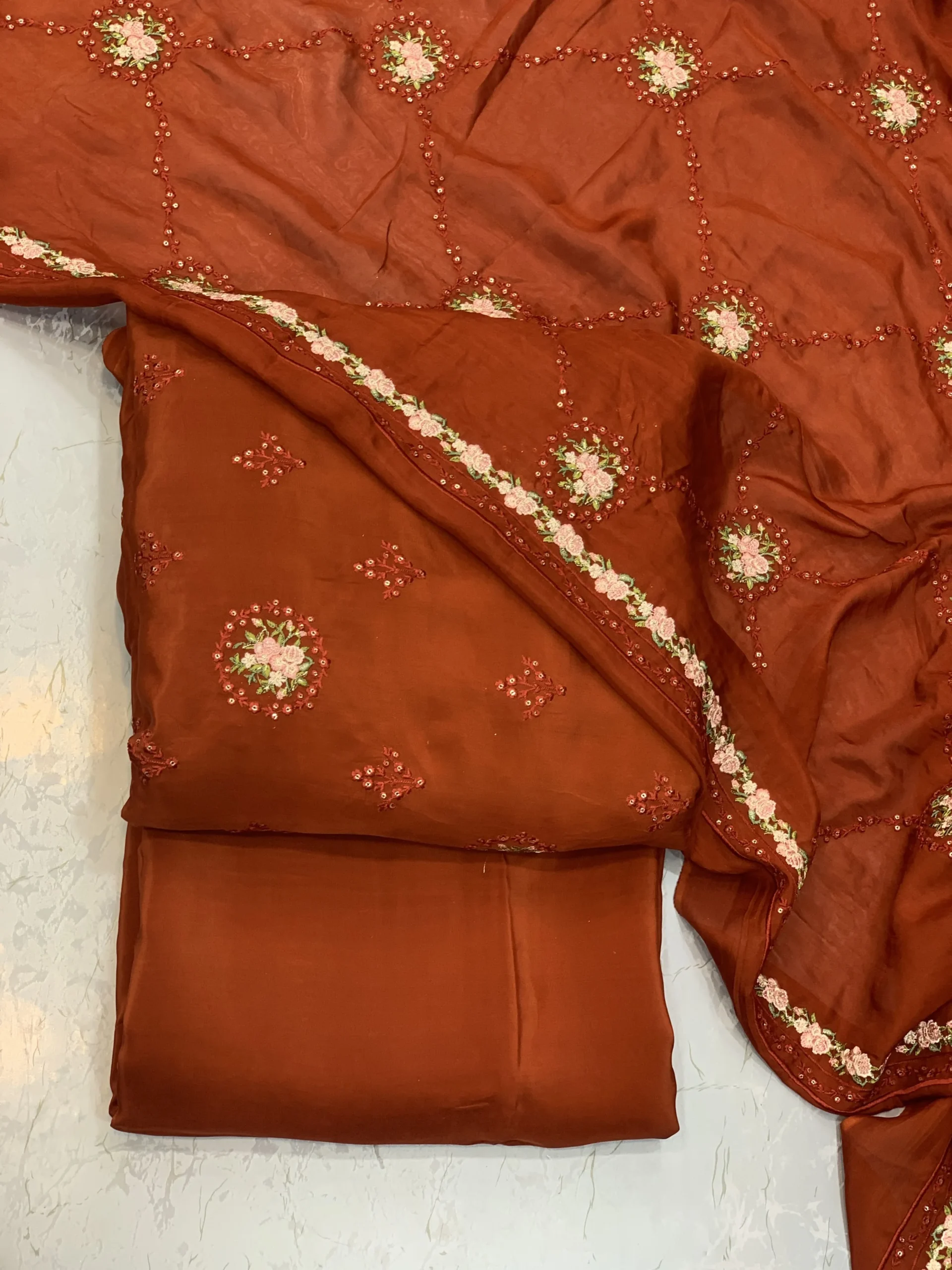 Rust Brown Pure Pk Grip Silk