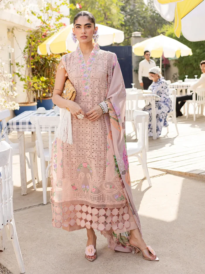Maria B Embroidered Lawn 3 Piece designerwearcollection.com