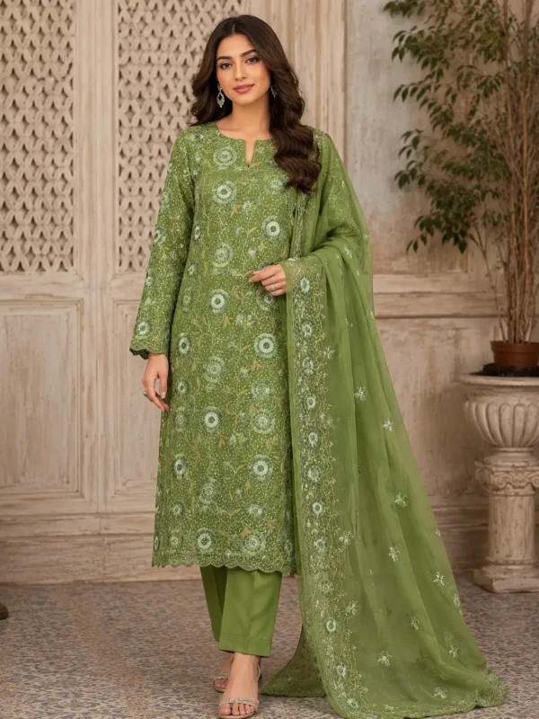 Olive Green fashion designer 1 designerwearcollection.com