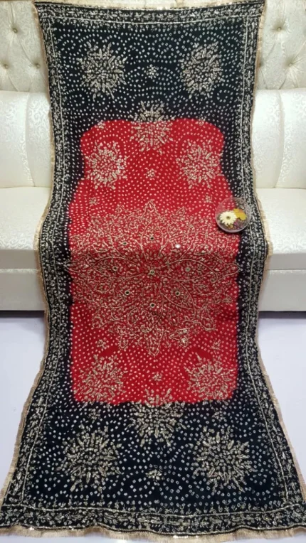 ANTIQUE LCD GOTTA CHUNRI MIRROR WORK SHAWLS 4 designerwearcollection.com