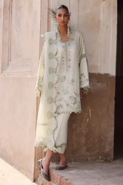 Elan Luxury Unstitched Lawn Collection 2025 EL25 05 A 2 designerwearcollection.com