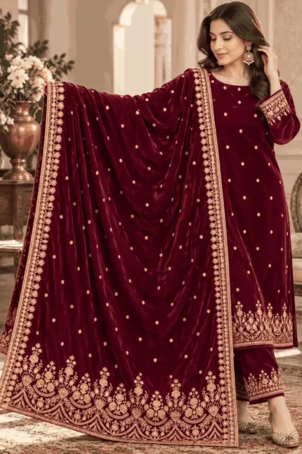 Luxury Velvet Shawl Collection | Stylish Winter Shawls