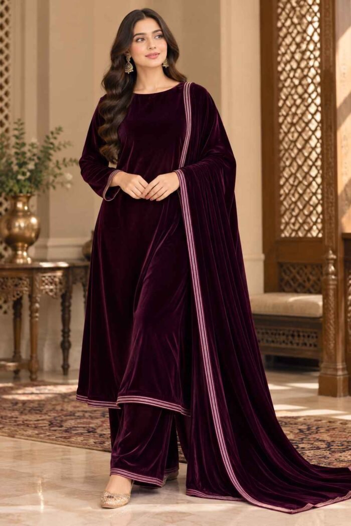 Deep Plum 11zon designerwearcollection.com